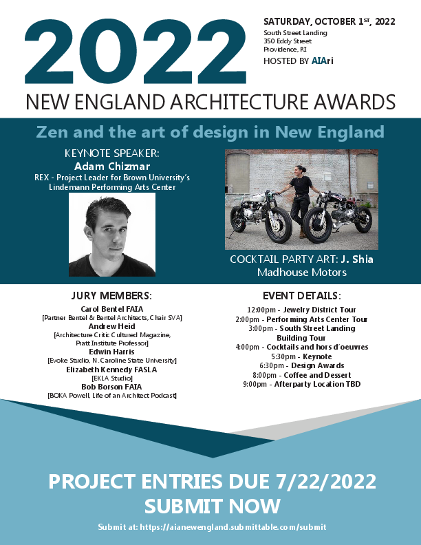 New England Architecture Awards Event