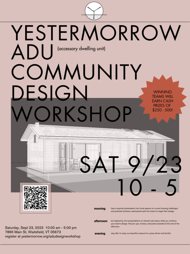 Yestermorrow ADU Community Design Workshop