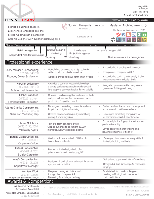 Architectural Design Intern desired 