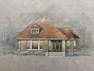 Gary Barron / Hand drawn architectural renderings