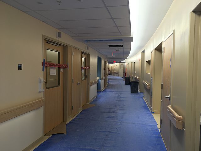 Corridor at UVMMC