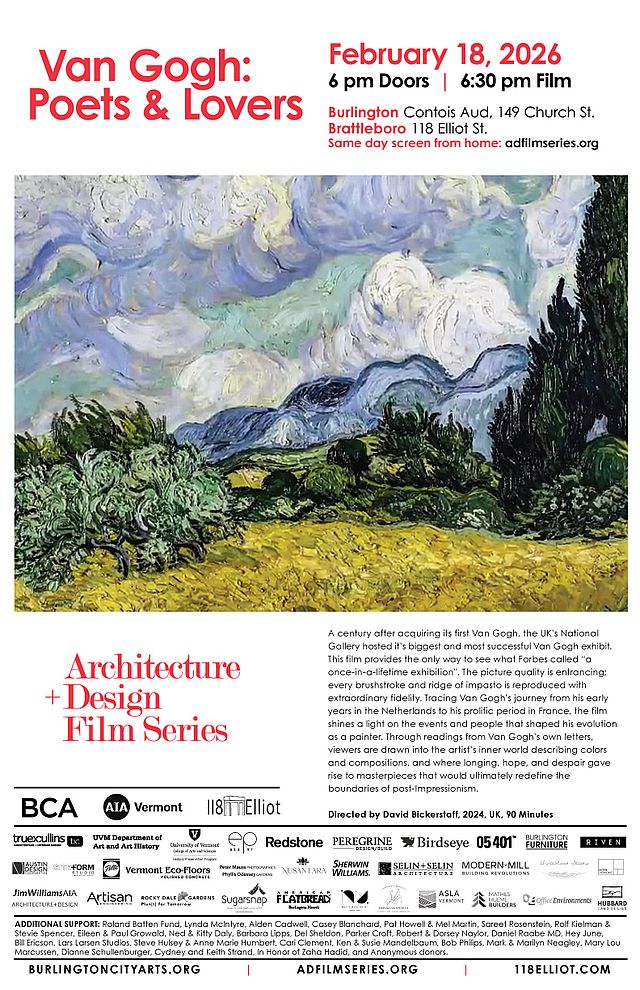 AD Film Screening Van Gogh Poets Lovers
