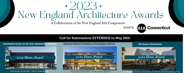 2023 New England Architecture Awards - Deadline Extended