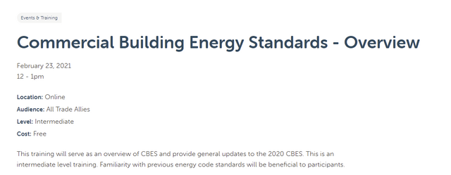 CBES Overview